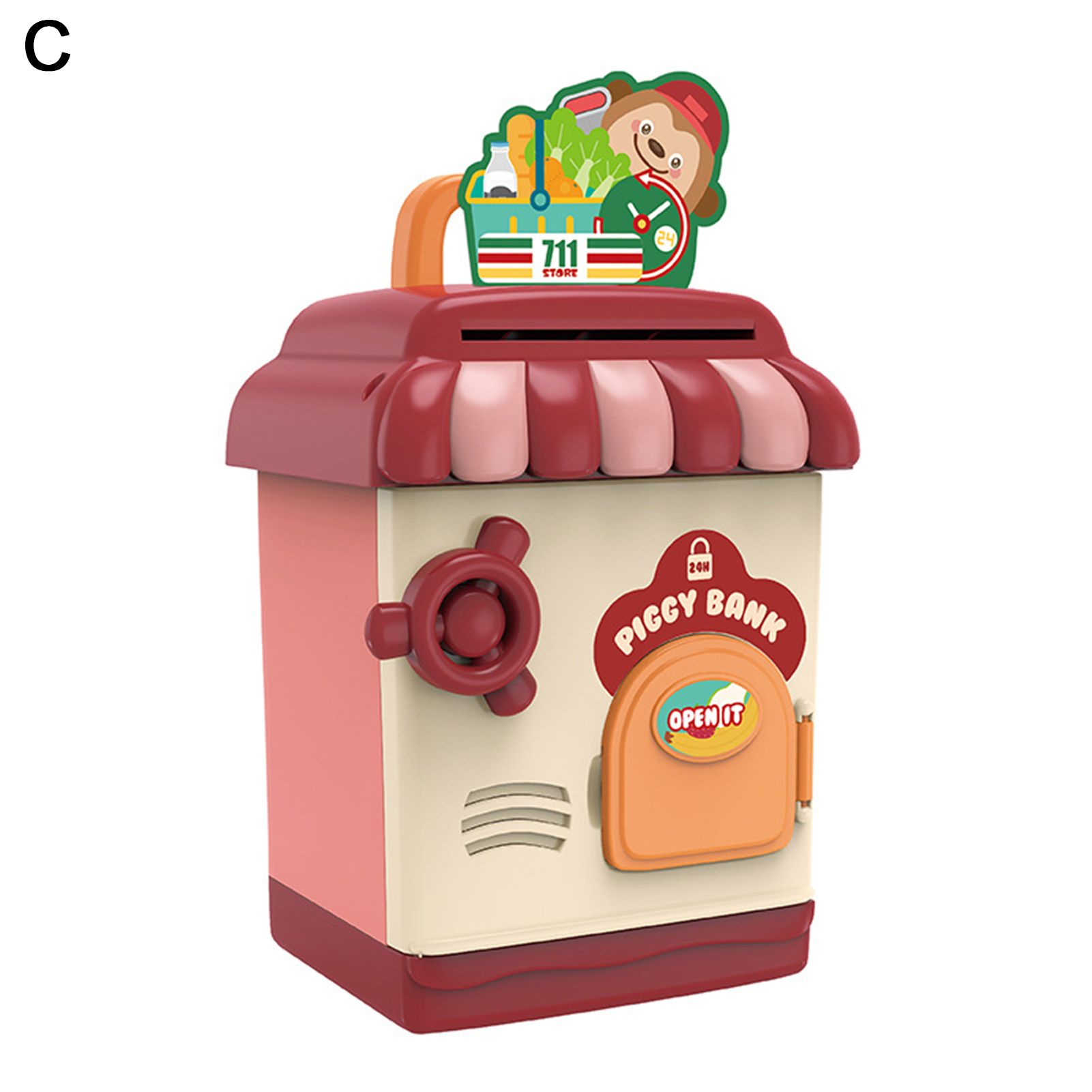 Password Box Large Capity Password Piggy Bank Kids Gift