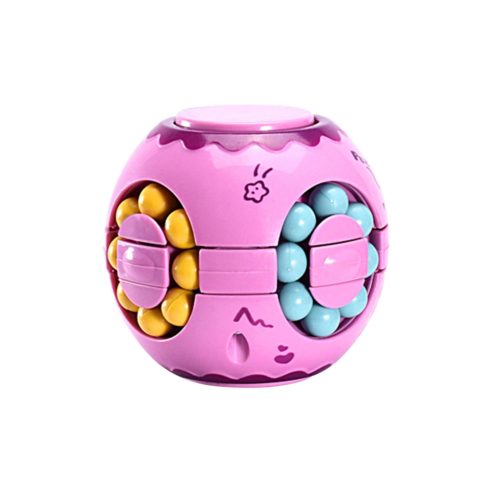 IN 1 Antistress Rotating Magic Bean Cube Toys For Adults Intelligence Taint Fingertip Hnad Antistress Simple Dimple Toy Gift fit