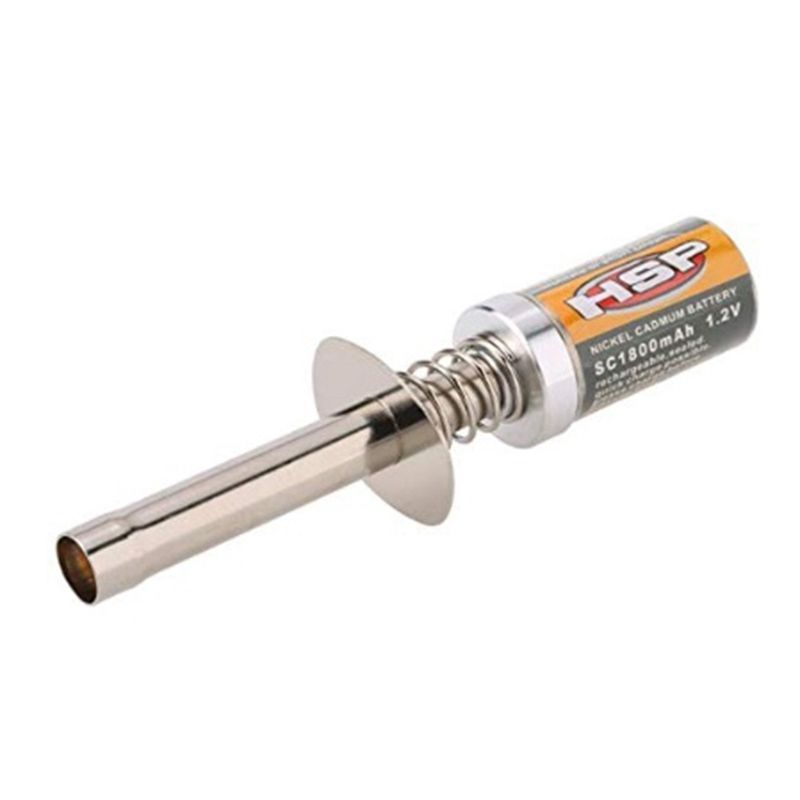 HSP 80101 1800MAh 1.2V Glow Plug Igniter Suile for RC Car 1/8 1/10 HSP 80101 Rechargeable Glow Igniter-Not Charger