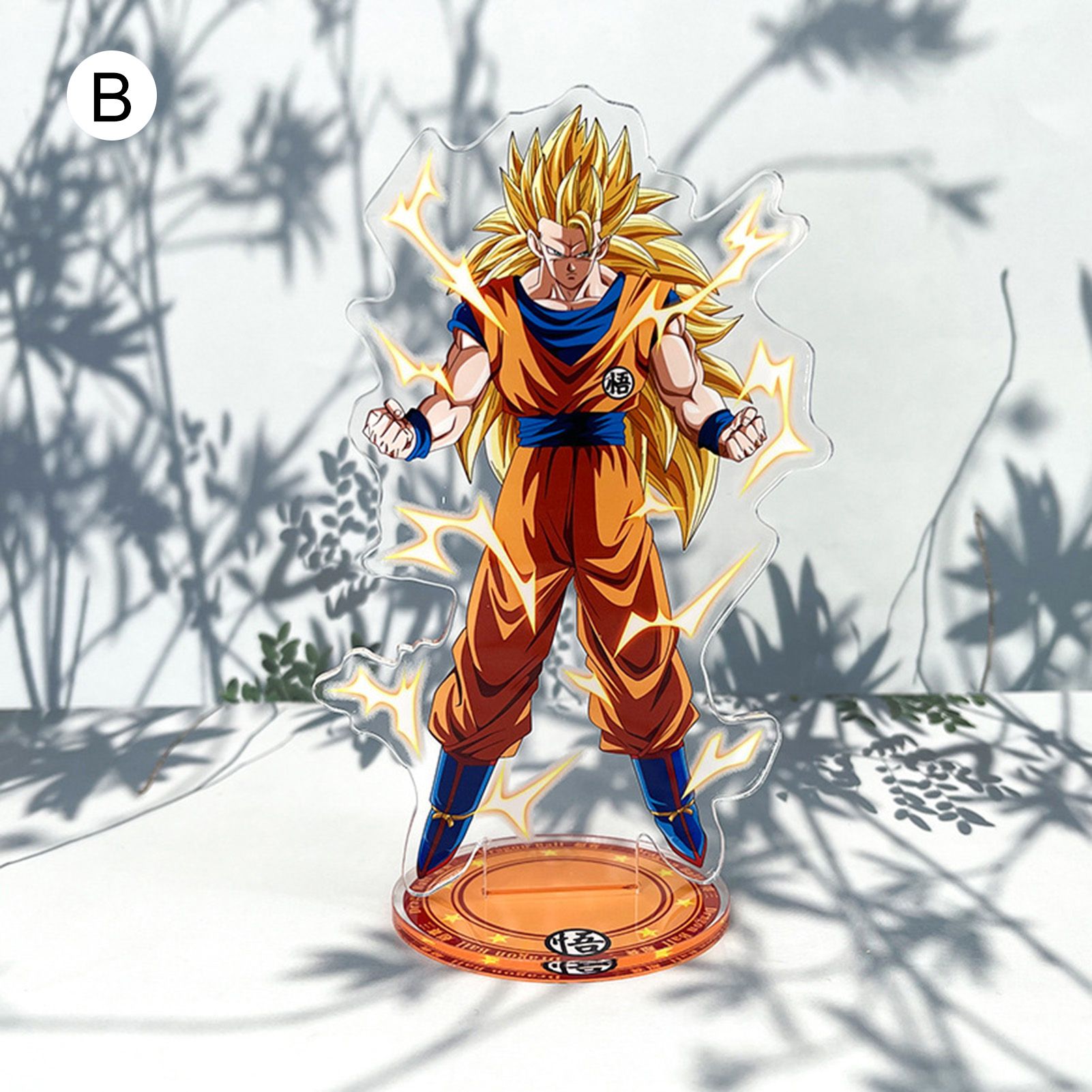 Creative Desktop Anime Stand Clear Printing Vibrant Color Ornaments Dragon Ball Stand Figure Model for Home