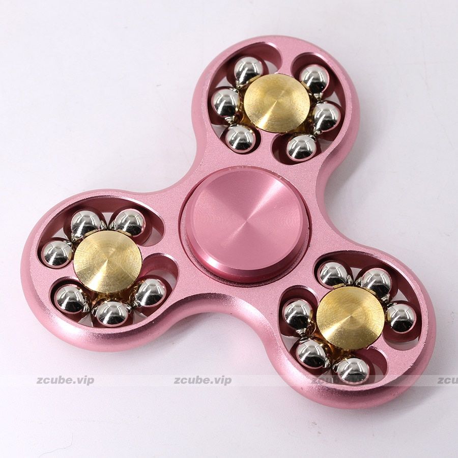Magic Hand Finger Spinner Anti Anxiety Stress Toys Metal Finger Focus Game Smooth Silver Goden Pink Blue Bronze
