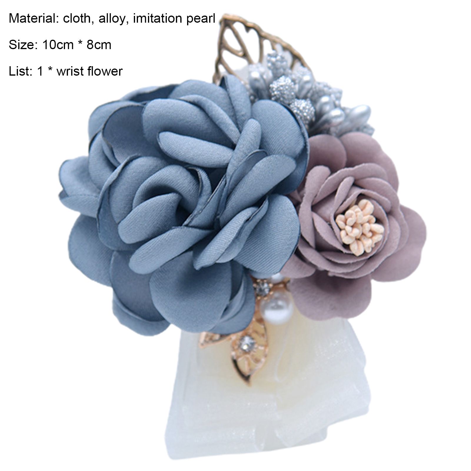 Wrist Flower Rust-proof Artificial Rose Bridesmaid Corsage