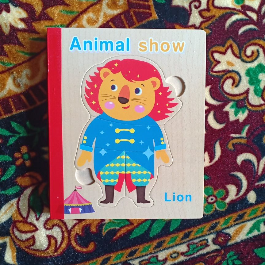 Wooden Puzzle Book: Animal Show