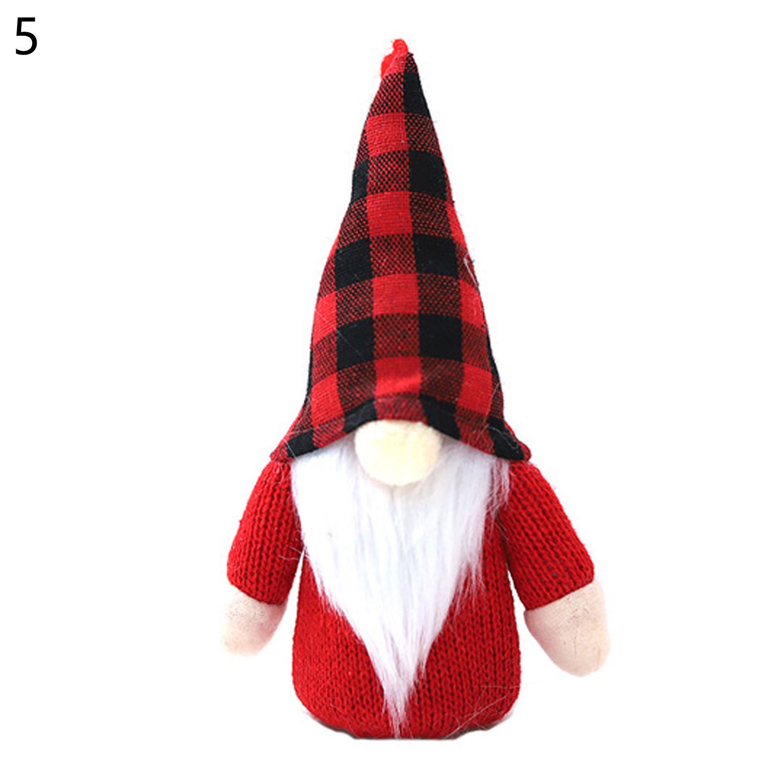 Gnome Doll Eco-friendly Long Beard Light Up Christmas Faceless Toy