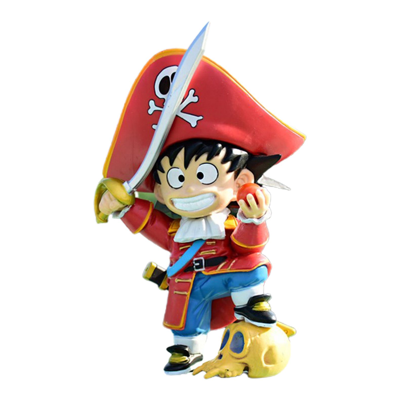 Model Toy Pirate Suit Design Cake Decoration Smooth Lines Dragon Ball Anime Figures Birthday Gift