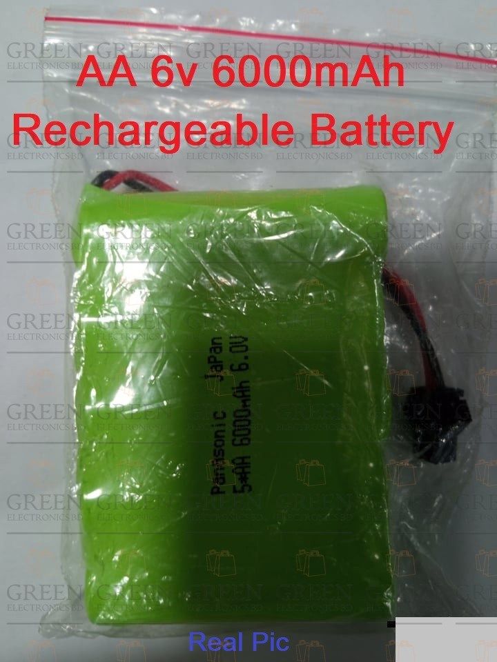 6V 600mAh Batteries AA 6v 6000mAh Rechargeable Battery For Toy Car Emergency Backup Lighting Wall Watch Batteries