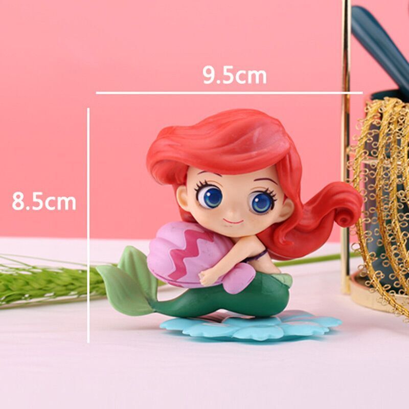 10-23cm Cartoon Q Posket Mermaid Princess Little Mermaid Super Premium SPM Figure PVC Model Toy