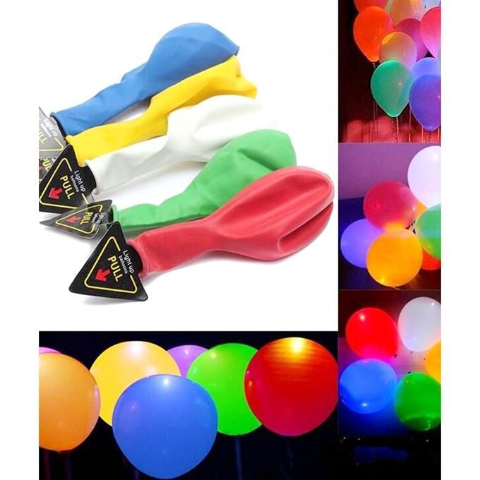 Color Changing Magic Led Balloon - 5 Pcs