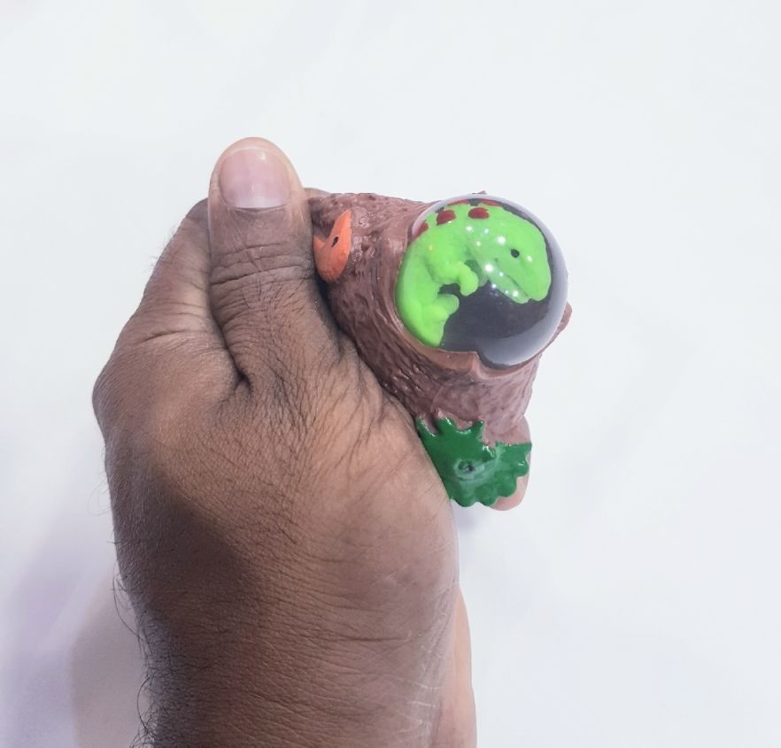Rubber Flexible Punch Ball - Multi Color