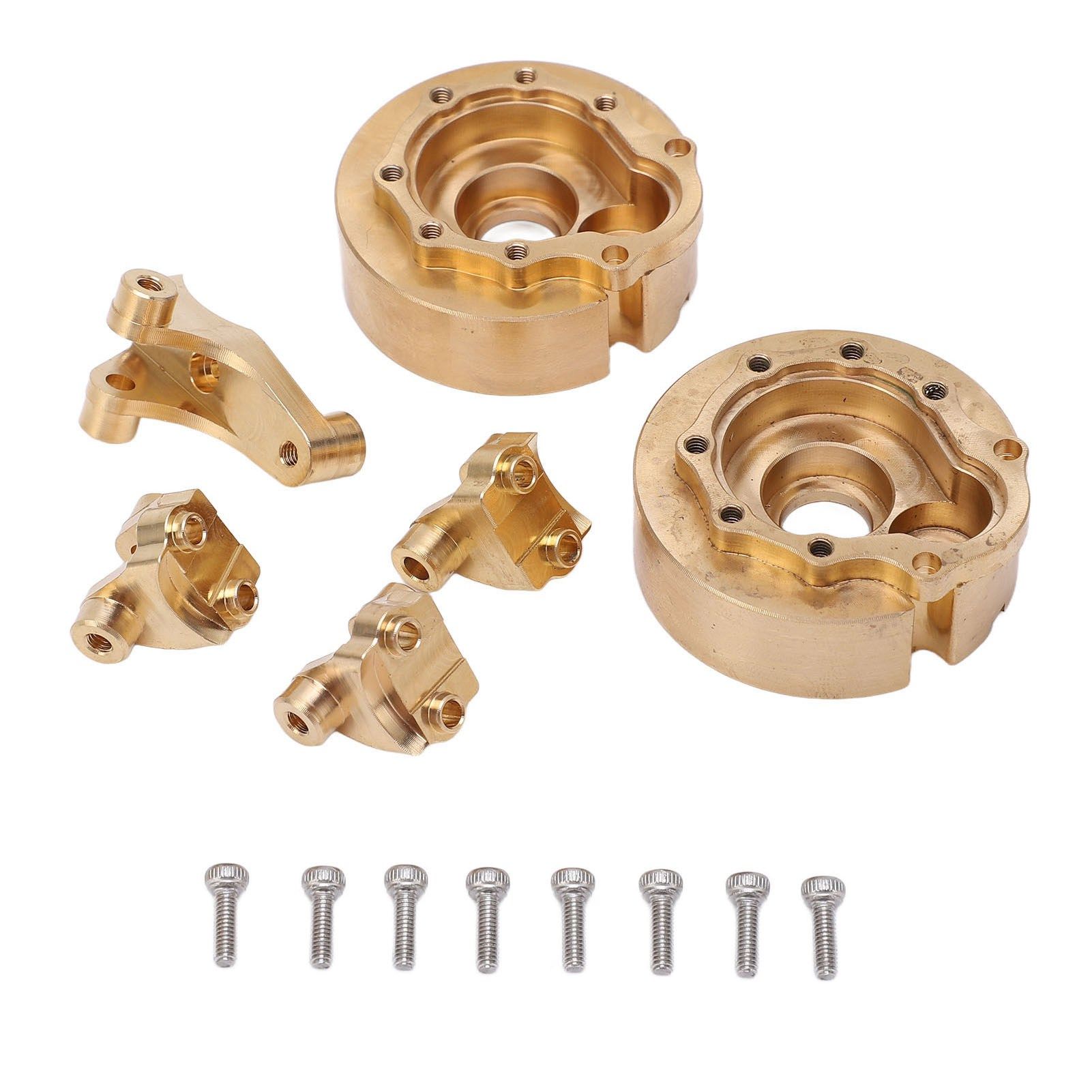 Sala Meng Brass Counter Weight Set Gear Cover Outer Portal Drive Housing RC Car Accessories for Traxxas