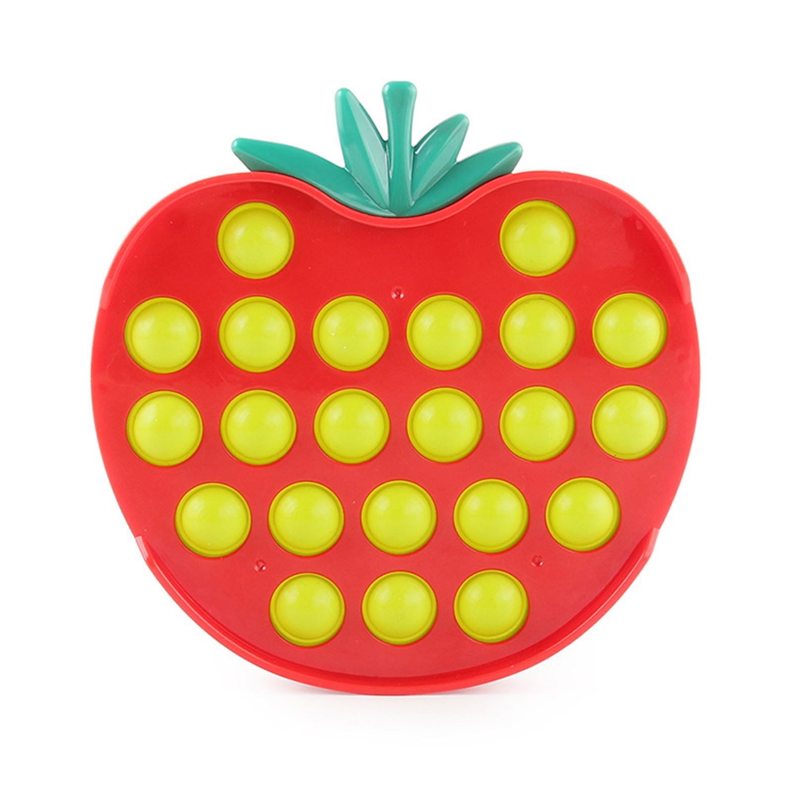 Push Fidget Stress-relieving Colorful Plastic Pineapple Tomato Push Bubble Fidget for Child