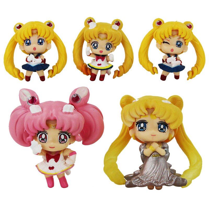 Cartoon Anime Figures Q Version PVC Figure Model Toys Brinquedos
