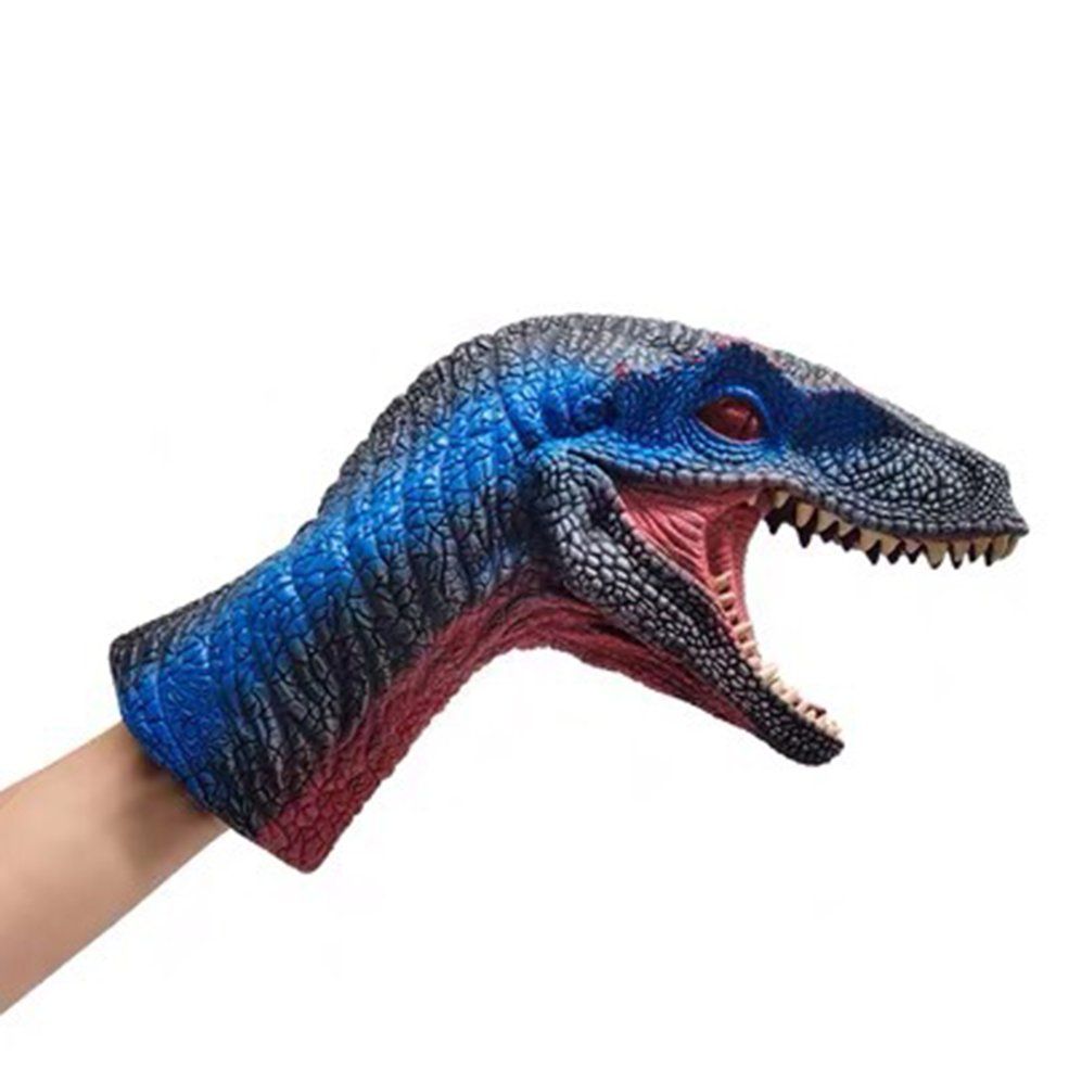 Soft Dinosaur Hand Puppet Tyrannosaurus Rex Head Hand Puppet Figure Gloves Toys Children Role Play Gift