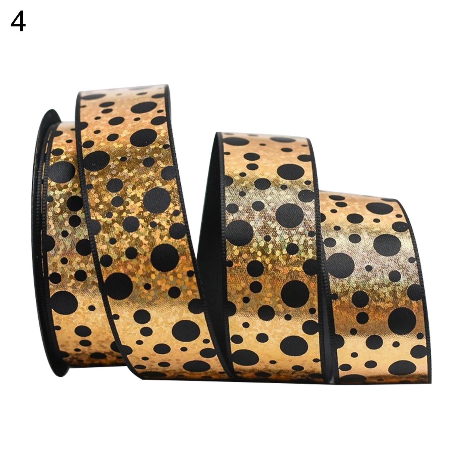 Wrapping Decor Wide Application Creative Hot Stamping Gift Ribbon