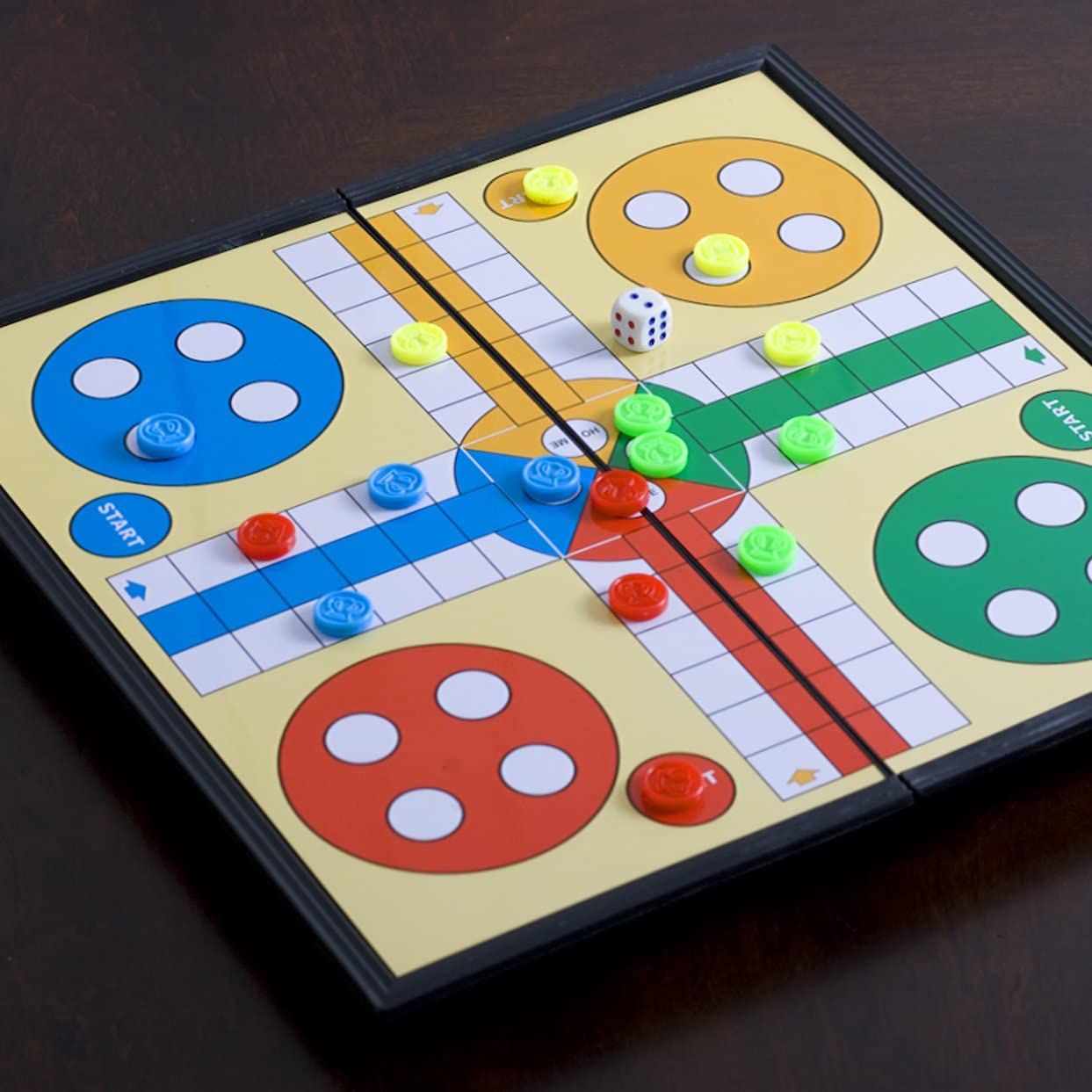 Brain Game (Ludo) Magnetic Medium - Multicolour