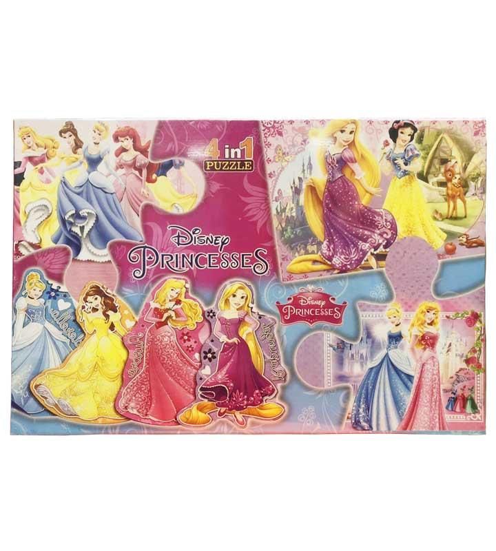 Puzzle 4 in 1 Disney Princess