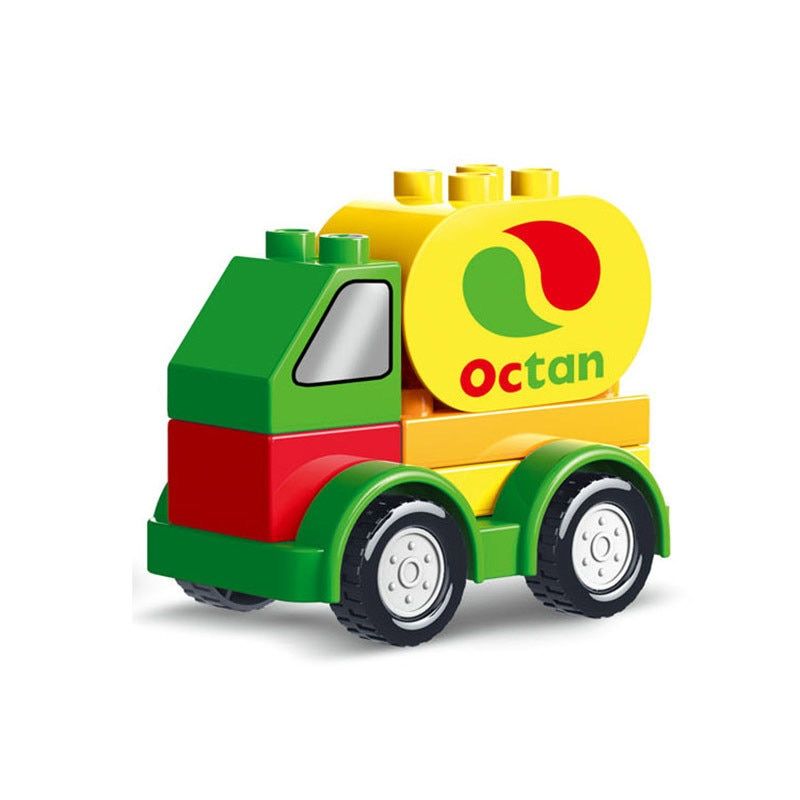 Excavator Crane Big Size Car Parts Building Blocks Bricks Educational Toys For Children Kids Xmas Gifts
