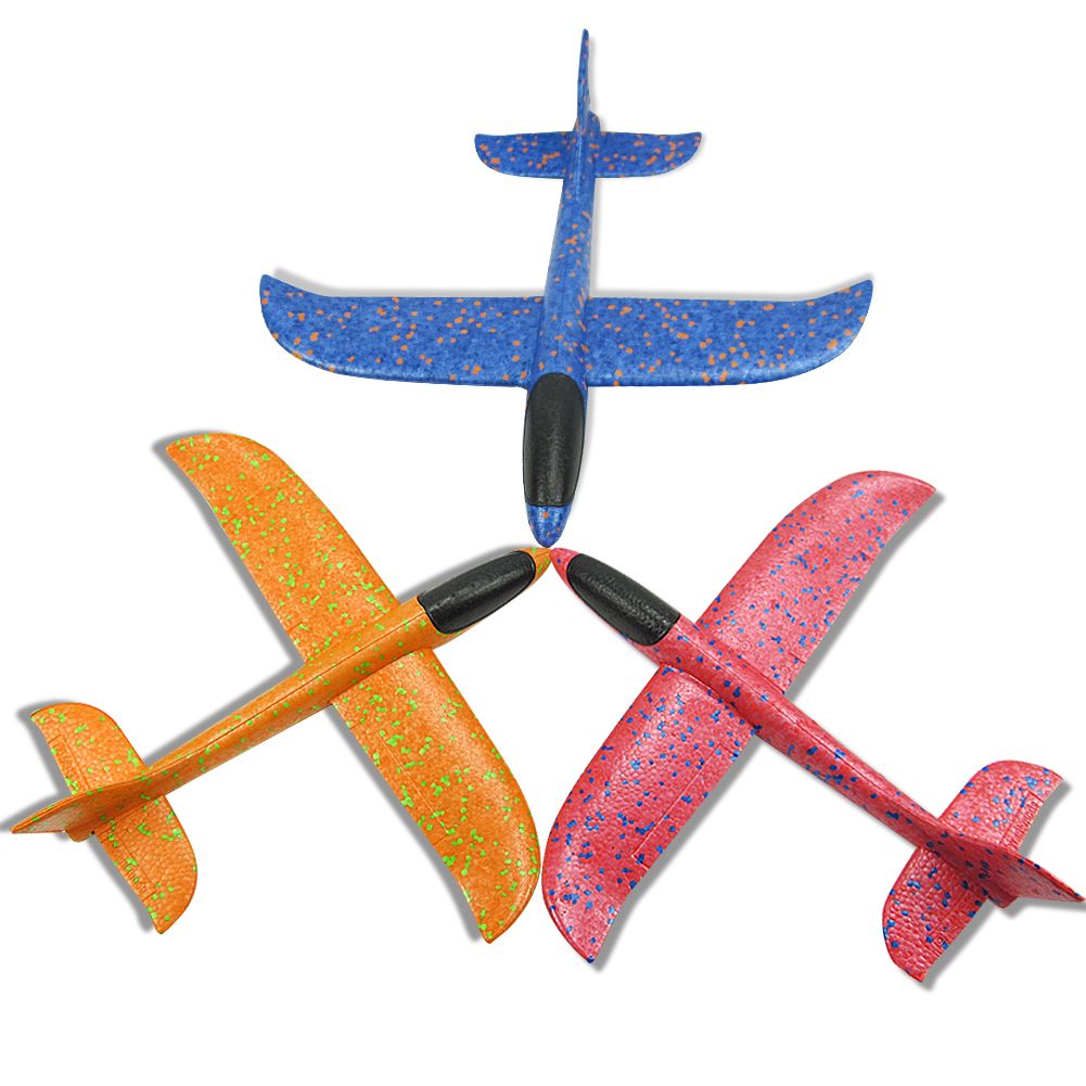 3Pcs Kids Outdoor Throwing Plane Flying Aircraft Gilders Model Airplane Toy Gift