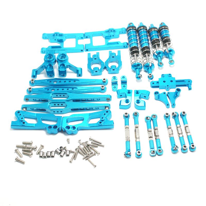 12428 Upgrade Accessories Kit For Wltoys 12428 12423 12427 Feiyue Fy03 Q39 Q46 1/12 Rc Car Universal Parts,Blue