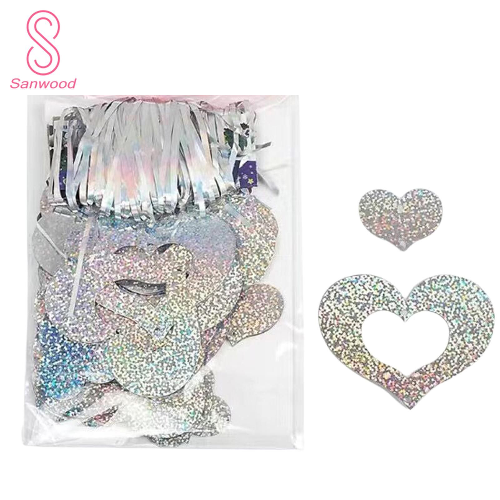 Balloon Glitter Nice-looking DIY Heart Shape Balloon Sequin