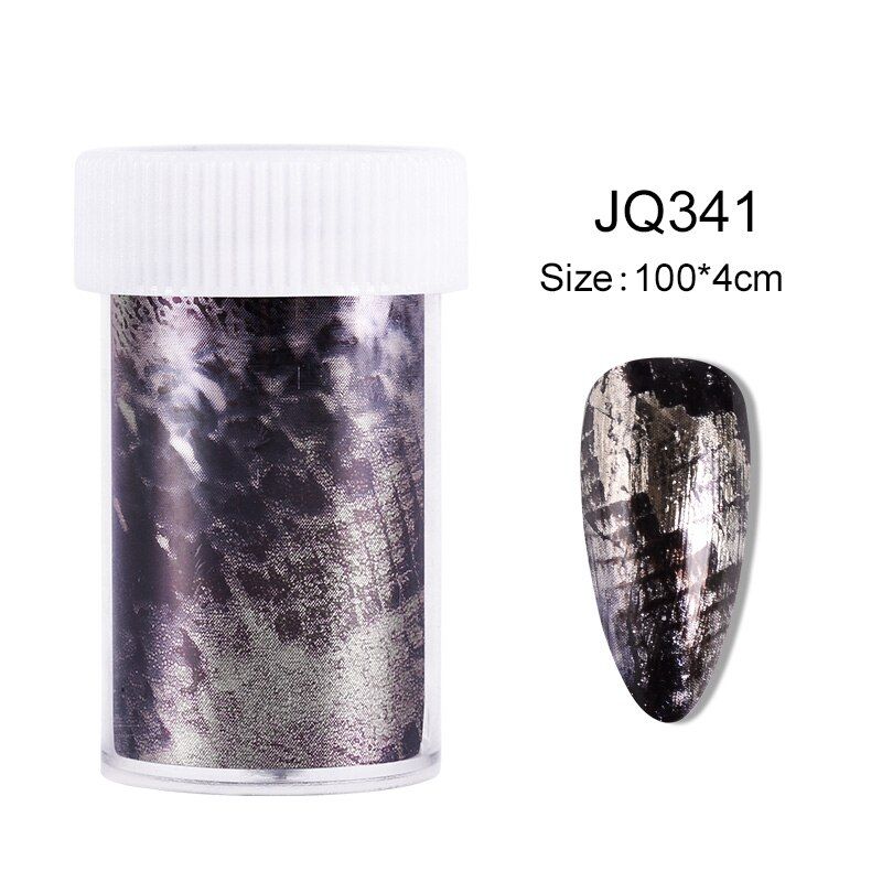 100*4cm/Roll Holographic Nail Foil 10 style snake Scale Holo Nail Art Transfer Sticker Water Slide Nail Art Decals