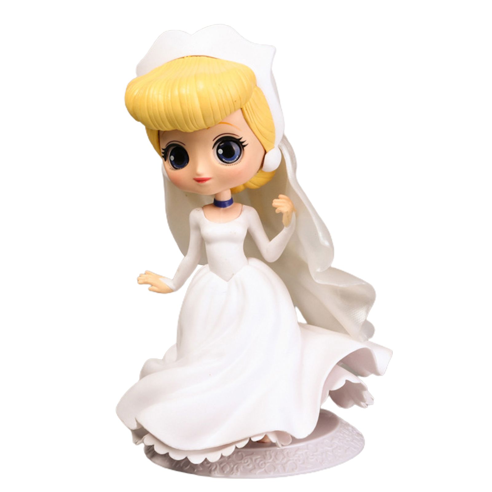 Cartoon Figures Collectable Excellent Craftmanship Compact Party Supplies Cake Topper Decoration with Base for Girl