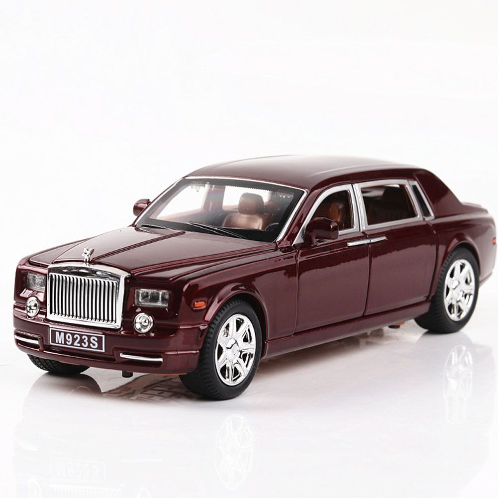 Yfashion 1:24 Alloy Car Model ulation SUV with Light Sound Pull Back runk Doors