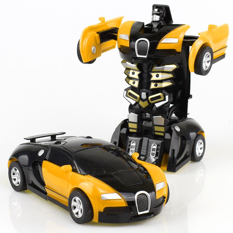 Transformation Car Toy Trnasformational Robot Model ABS Mini Cool Pull Back Toy Car Best Gift For Kids Toddlers