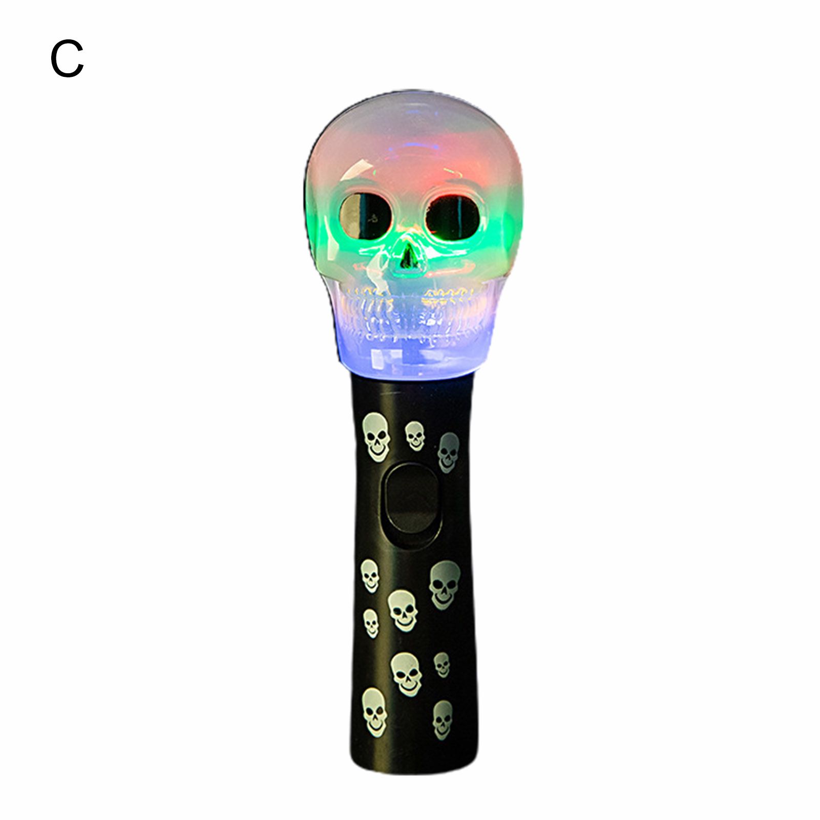 Glow Stick Meticulous Workmanship Easy to Use PP Ghost Halloween Flashing Stick for Entertainment