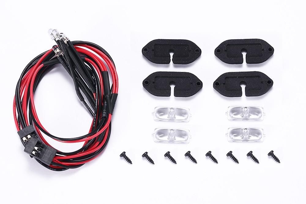 AXIAL SCX10 III JEEP Wrangler Wheel Eyebrow Light Atmosphere Light Chassis Light Decorative Light