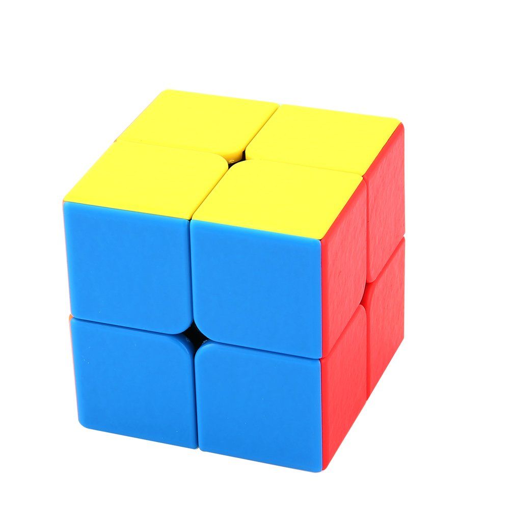 2 level magic cube children\'s puzzle toys kids toy-multicolor
