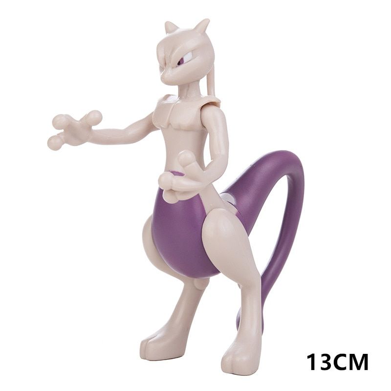 Different Style Pokemon 3-13CM Anime Figures Pikachu Vulpix Charmander Mewtwo Blastoise Collection Pet Action Model Toy Gift