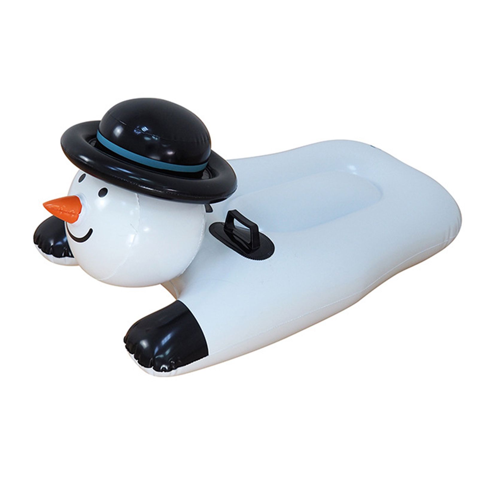 Snow Sled sion Resistance Snowman Shape Inflale Snow Sled