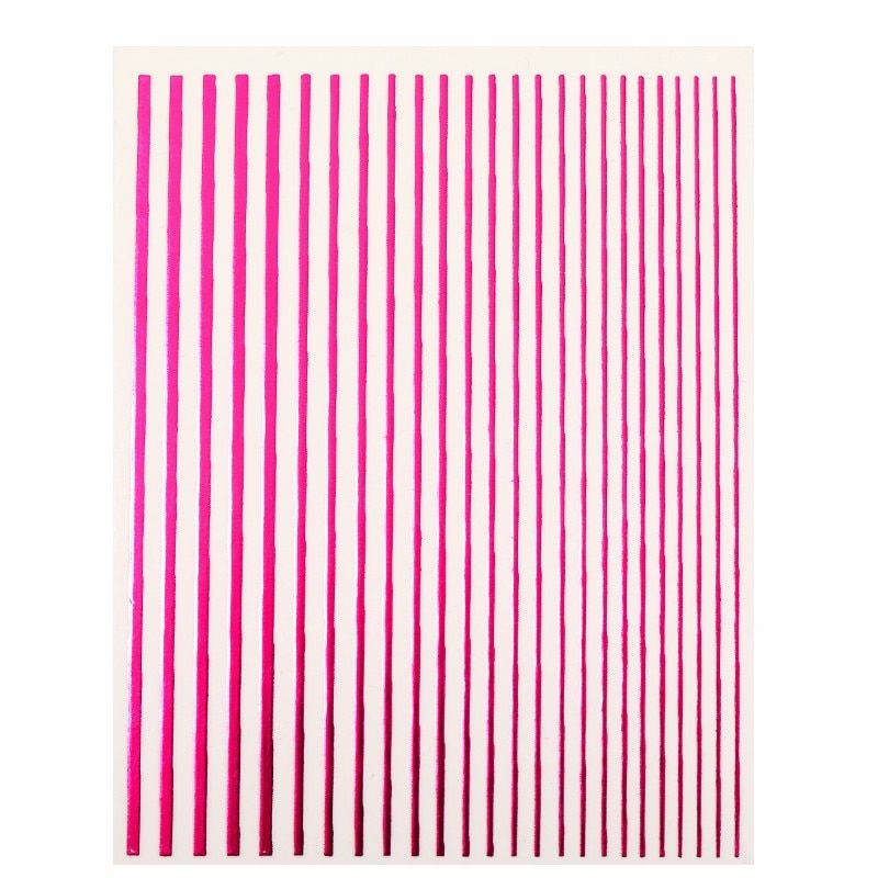 Gradient Stripe Wave Lines 3D Nail Art Stickers Self Adhesive Multi-size Transfer Decal Nail Accessories for Nail Decoration