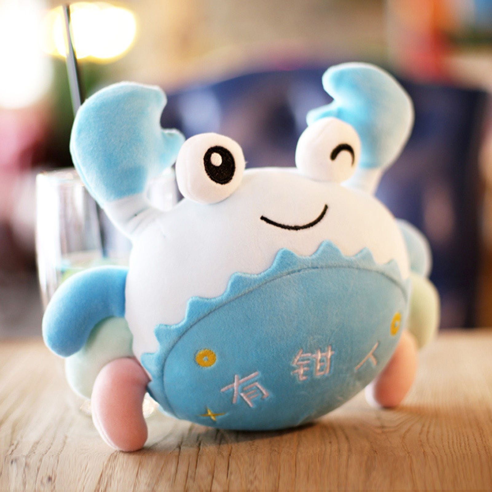 Greenhome Plush Doll Anti-deformed Decorative PP Cotton Little Crab Plush Doll for Children