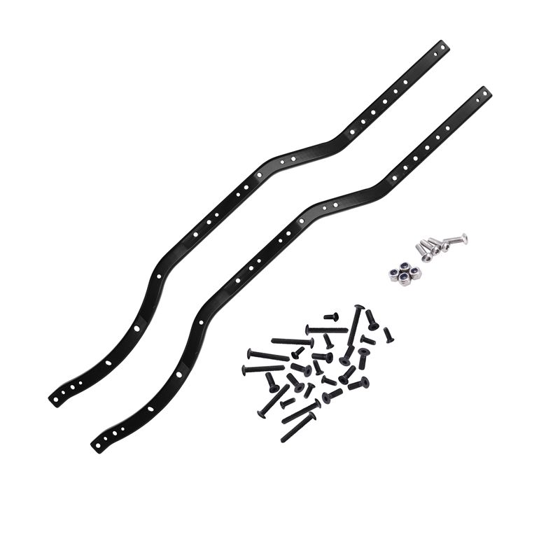 2Pcs/Set Steel Chassis Frame Rails for AXIAL SCX10 90027 SCX10 II 90046 90047 RC Car Crawler Truck Vehicle Model