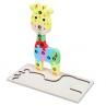 Kids Car Giraffe 3D Wooden Building Jigsaw Puzzle Early Educational Puzzle Toy