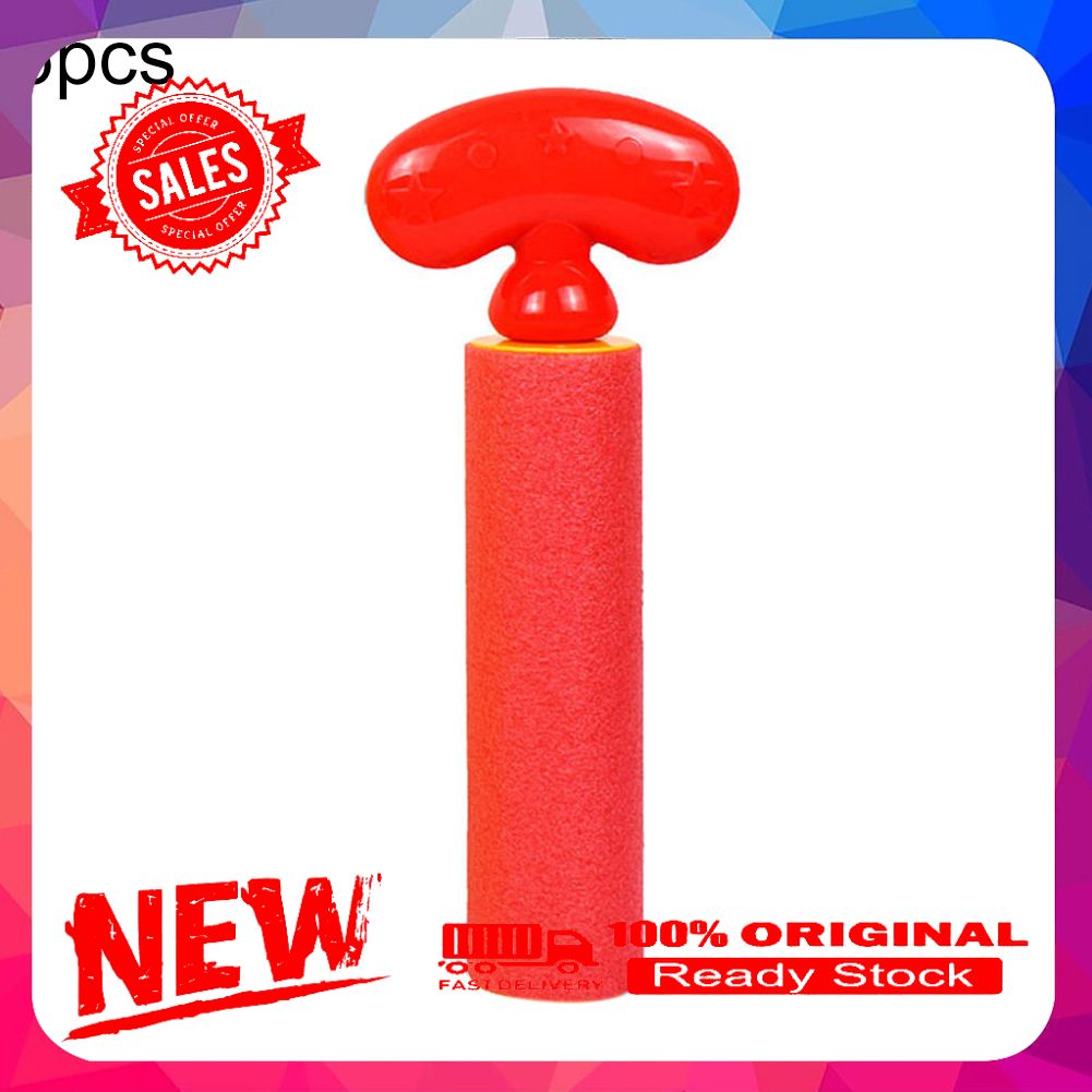 6Pcs Foam EVA Pull Out Water Shooter Summer Outdoor Pool Beach Kids Play Toy