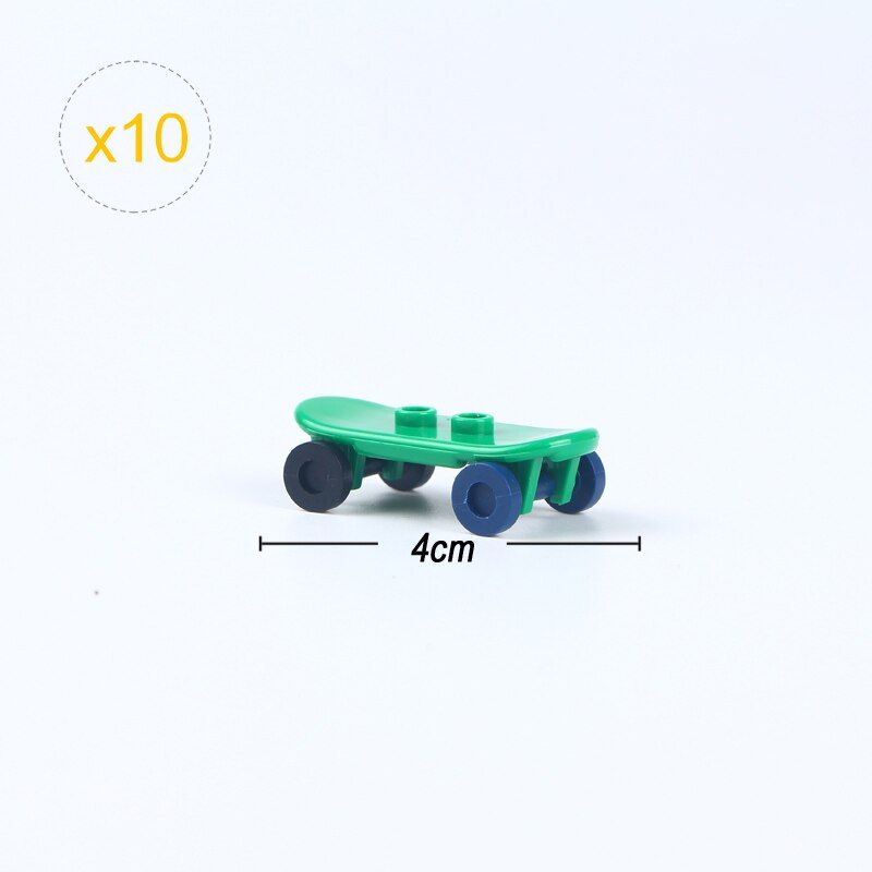 10PCS/LOT Double-edged sword Thor's Hammer Accessories MOC Bricks Figures compatible Brand Building Blocks Bricks Toys For Kids