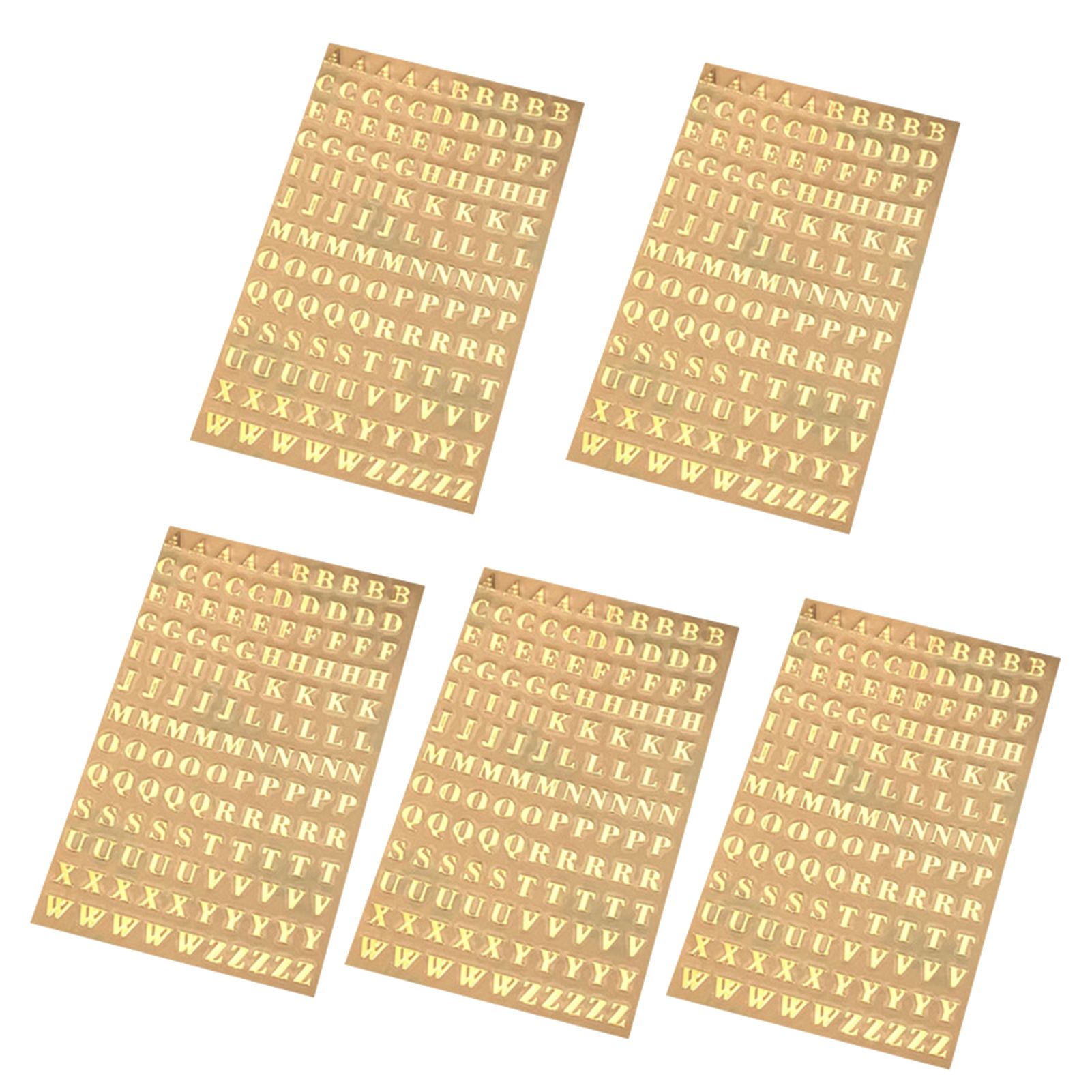 Alphabet Sticker Gloss Lowercase Uppercase Letters Decal