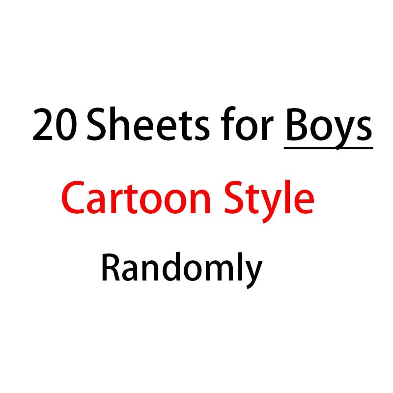 New 20 Sheets/lot Cartoon Stickers 3D Cartoon Princess Random Puffy Stickers Children Birthday Gifts For Boys Girls Diy Stickers