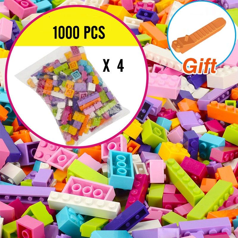 Building Blocks City DIY Creative Bricks Bulk Model   Kids Assemble Toys Compatible All Brand Small Size