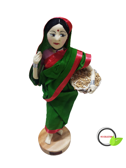 Traditunal Cul. Toy Palli Badhu W/Dhama