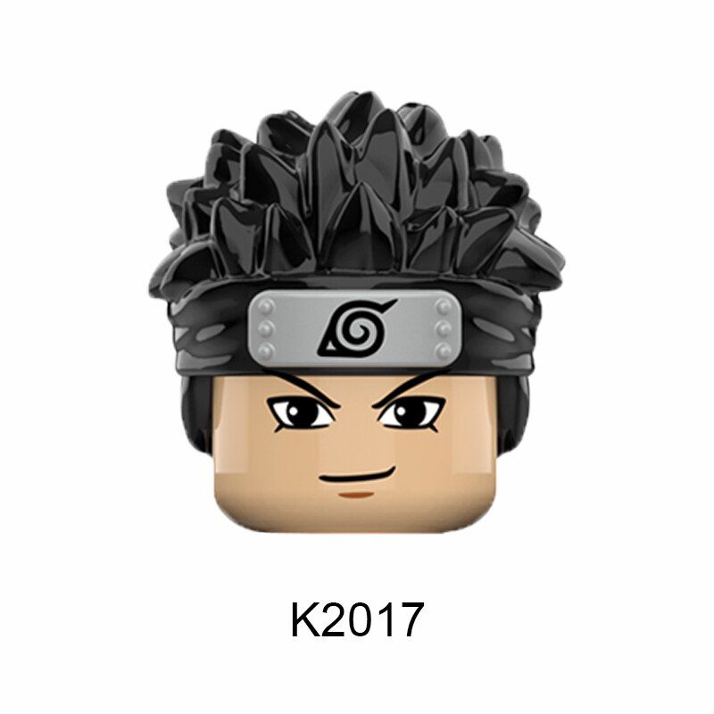 MOC KDL804 Anime Series Building Blocks Accessories Head Emoticon Weapon Toys Children Gifts KDL803 KDL802 KDL801 WM6105 WM6106