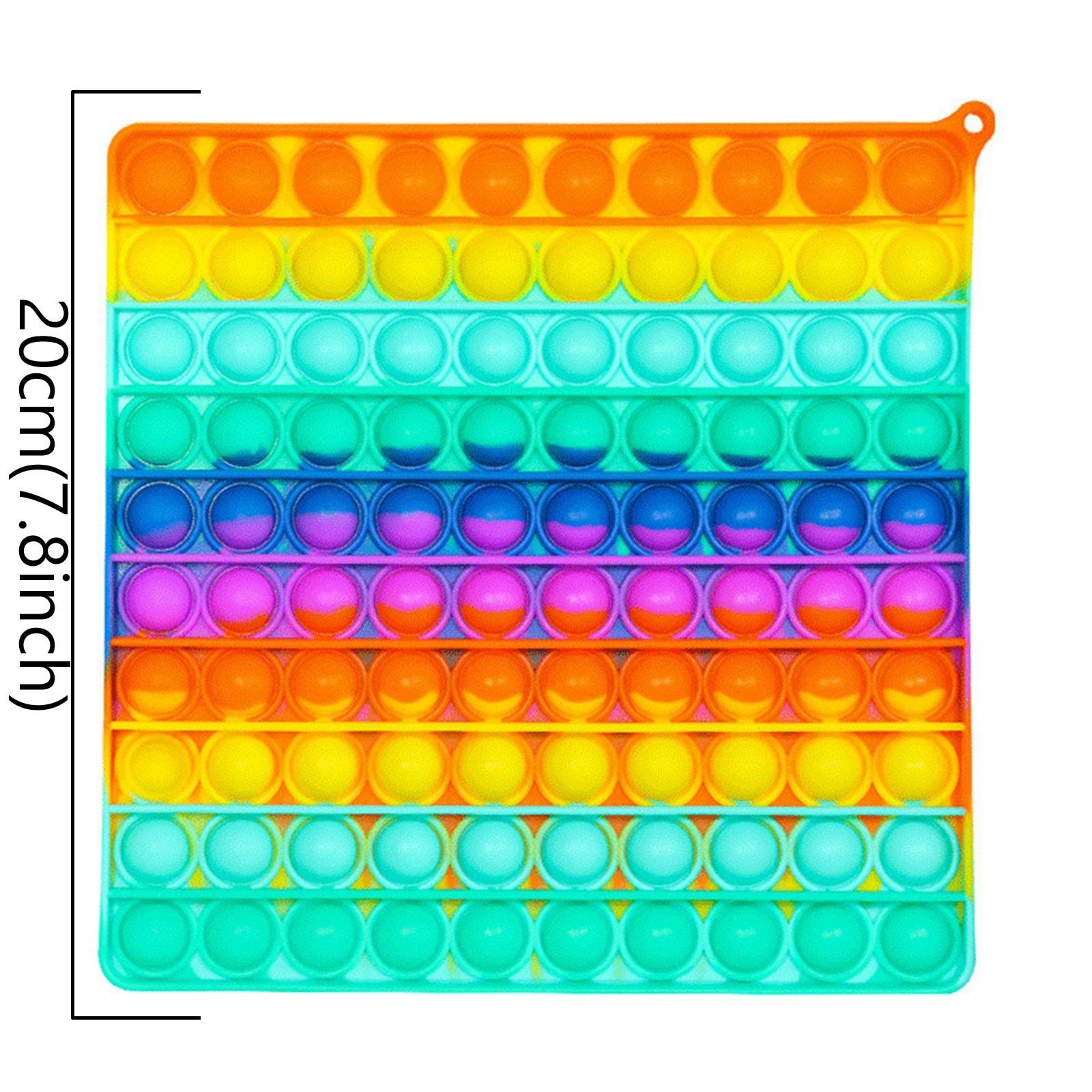 BIG SIZE Fidget Toys Pops It Square Antistress Toy Bubble Figet Sensory Squishy Jouet Pour Autiste For  Kids Gift поп и