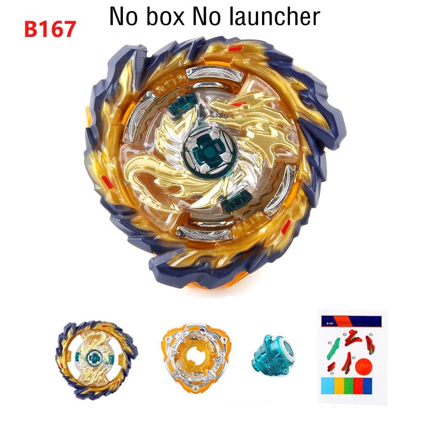 Beyblades Burst Turbo B-167 B-164 B-163 B-155 GT Metal blade Arena Any emitter can be combined Children's Christtoy gifts