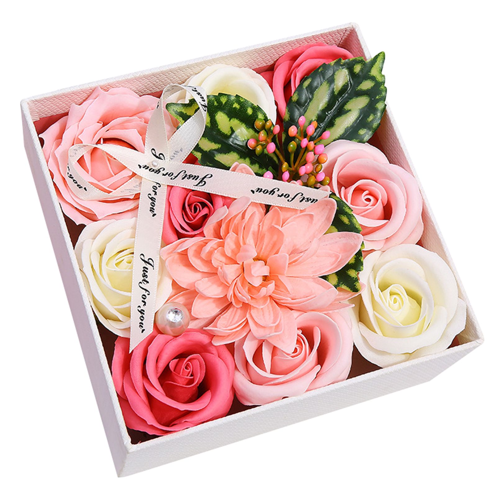 Soap Rose Flower Decorative Fresh Keeping Soap Rose Flower