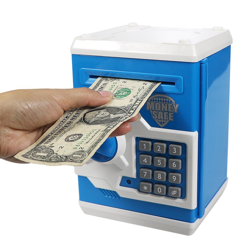 Children Password Electronic Piggy Bank Mini ATM Saving Money Coin Box Toy Gift