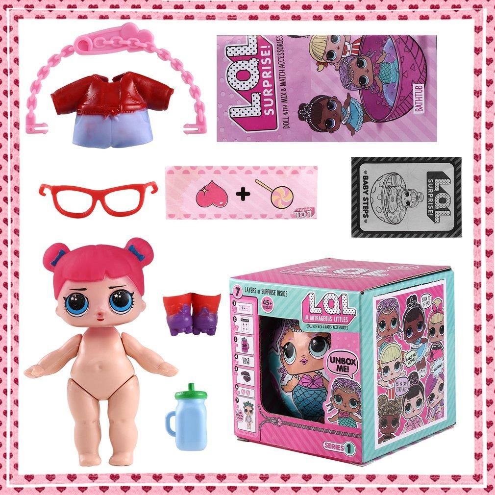 UR L.Q L. Surprise Magic Funny Removable Egg Doll Toy with Match Accessories