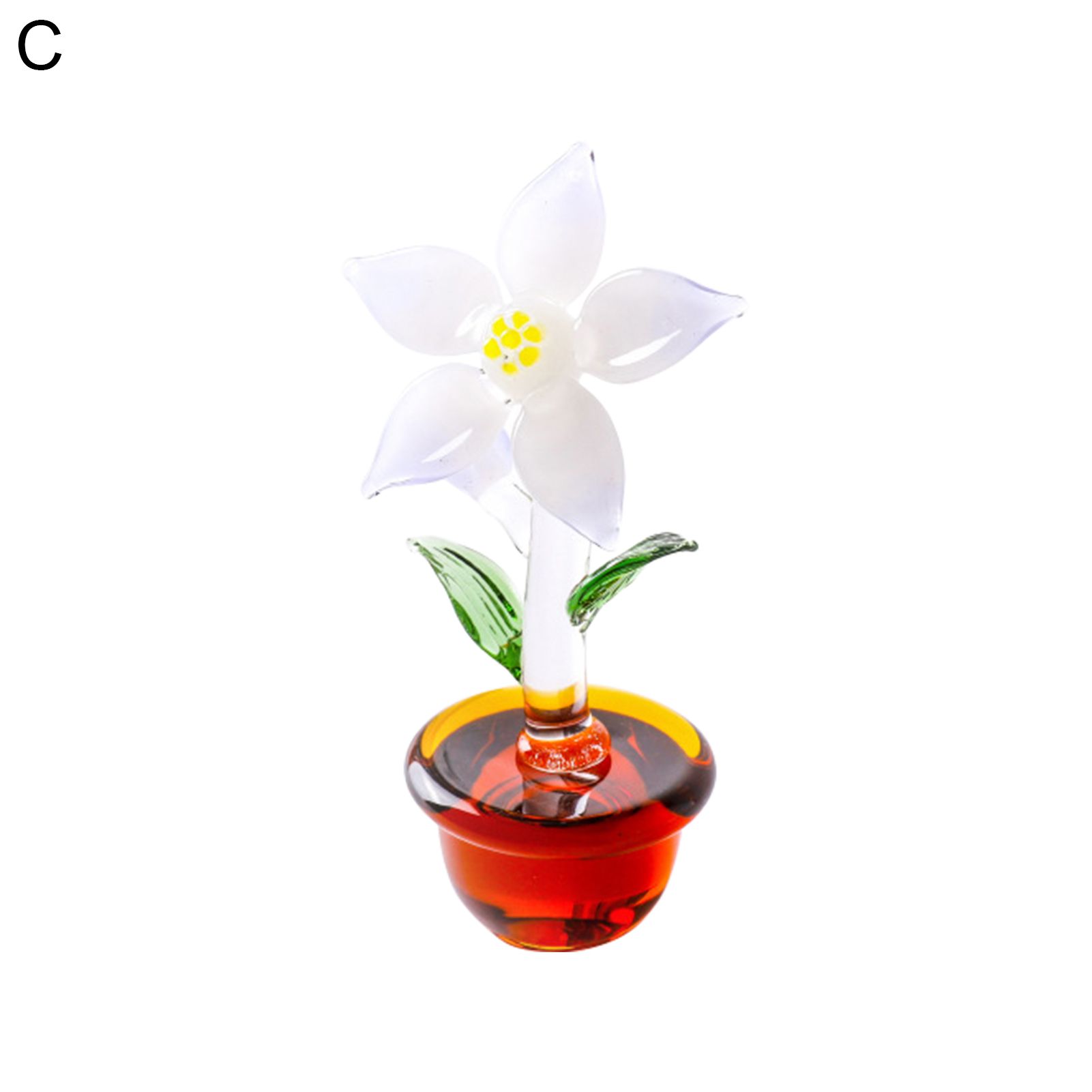 Flower Figurines Delicate Exquisite Simulation Flower Ornament